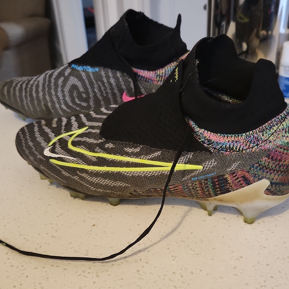 Nike Phantom Athletic Shoes - Black, Pink, Yellow, Multicolor